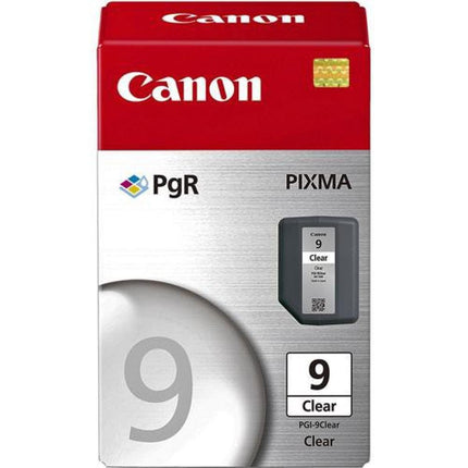 Canon PGI-9 Clear Ink Cartridge - LUCIA Pigment Technology - Gloss Optimizer & Surface Protection - Smudge Resistant - Compatible with PIXMA iX7000 and MX7600