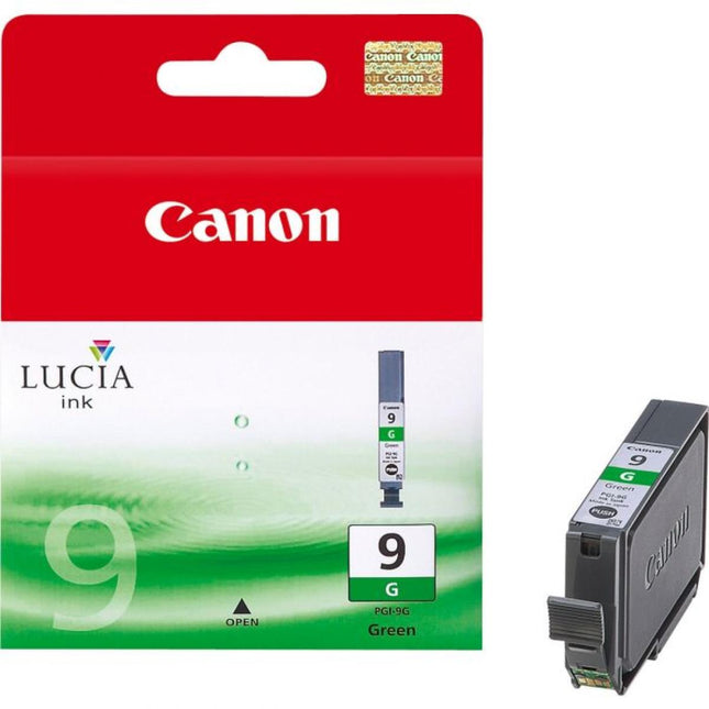 Canon PGI-9G Green Ink Cartridge - LUCIA Pigment Ink Technology - Professional Color Range Expansion - Fade Resistant - Compatible with PIXMA Pro9500 Series
