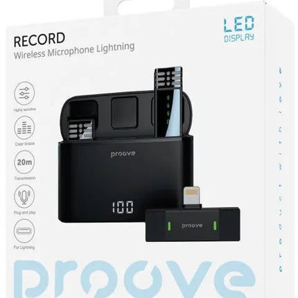 Wireless Microphone Proove Record Lightning