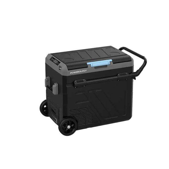 ثلاجة ومجمد (فريزر) باورولوجي (Powerology) ذكي بسعة 60 لتر مع قسمين منفصلين