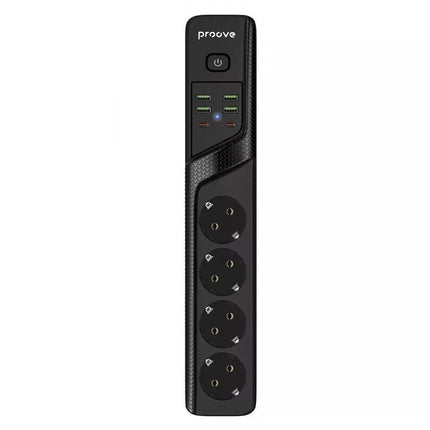 Power Strip Proove Power Socket P-04 (4 Outlets + 4 USB + 2 Type-C) 2M