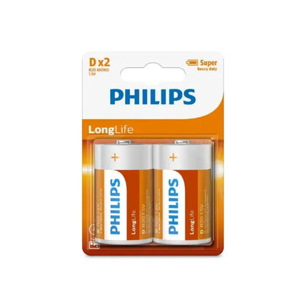 Philips Zinc D Batteries (2 Pack) – view 2