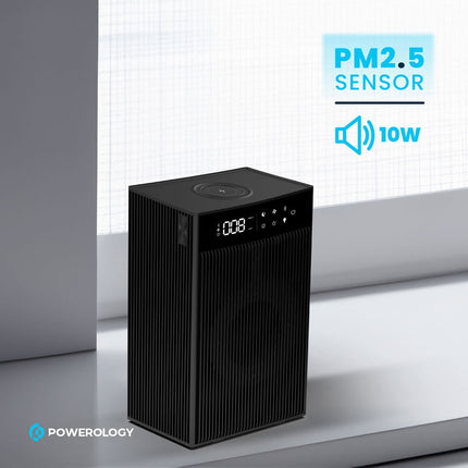 Powerology Smart Air Purifier with HEPA H11 Filter and PM2.5 Air Quality Sensor