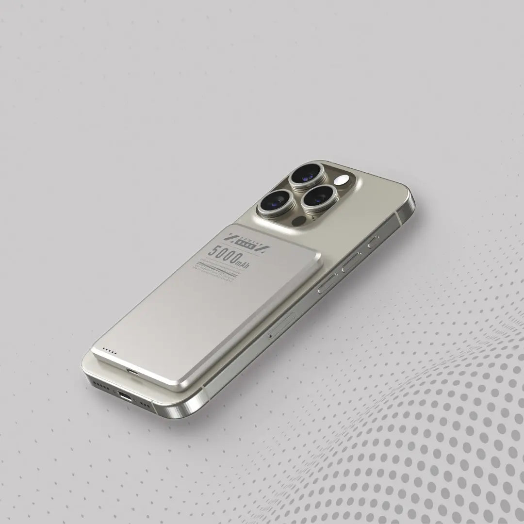 باور بانك باورولوجي (Powerology) فائق النحافة سعة 5000 مللي أمبير مع تقنية MagSafe باور بانك باورولوجي (Powerology) فائق النحافة سعة 5000 مللي أمبير مع تقنية MagSafe