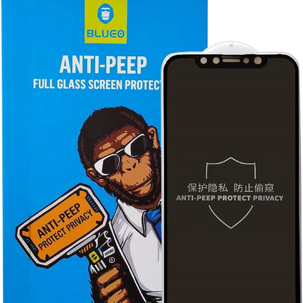 BLUEO NPB14-15 6.1 Full Cover Tempered Glass Anti-Static - Black for iPhone 15 (6.1″)