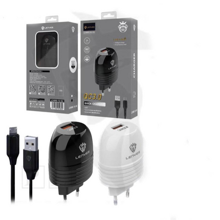 Lenyes LCH092-EU Charger with Type-C Cable -iphone cable