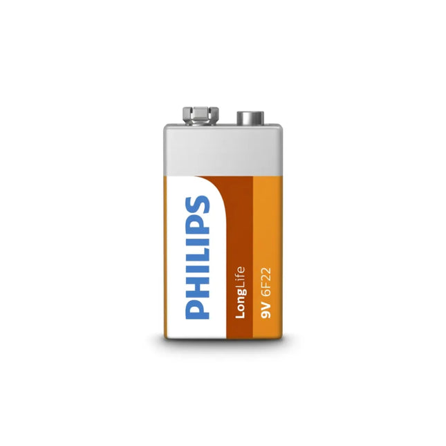 Philips Zinc 9V Battery (1 Pack)