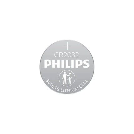 Philips CR2032 Lithium Coin Cell Batteries (5 Pack)