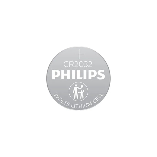 Philips CR2032 Lithium Coin Cell Batteries (5 Pack)