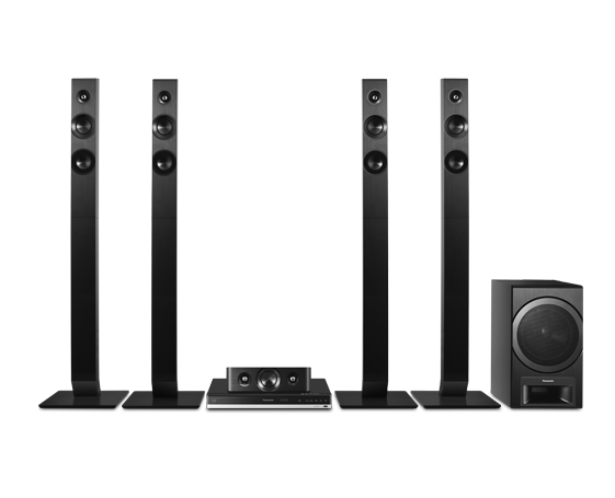 نظام المسرح المنزلي الذكي 5.1 Channel Smart Network 3D Blu-ray Disc™ من Panasonic 