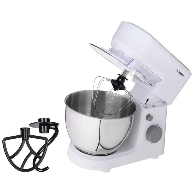 Tornado Kitchen Machine 600W with 4L Stainless Steel Bowl – White