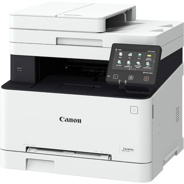 Canon i-SENSYS MF657Cdw 4-in-1 Colour Laser Printer - Print, Copy, Scan & Fax - 21ppm High Speed - 12.7cm Touch Screen - Duplex Scanning - Wi-Fi & Cloud Ready