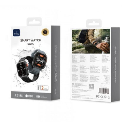 ساعة ذكية WiWU SW05 — مقاومة للماء تتبع الصحة واللياقة
