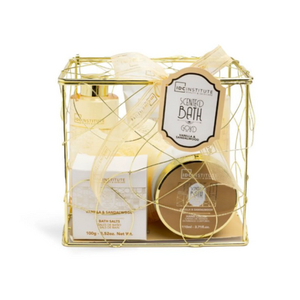 IDC INSTITUTE Scented Bath Gold Gift Set for Women