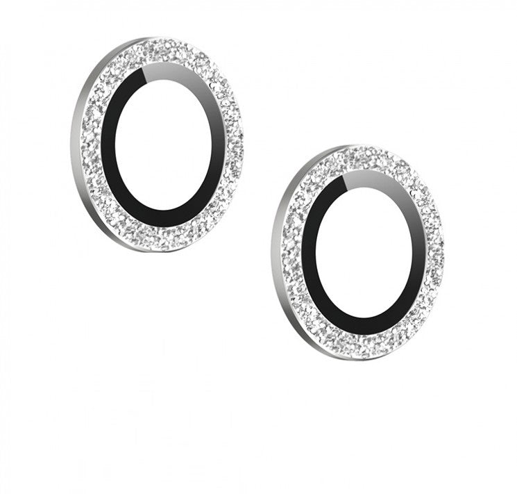 BLUEO NPB27 Original Metal Frame Lens Protector Glass (2 pcs/package) for iPhone 14 (6.1″/6.7″) - Silver Diamond BLUEO NPB27 Original Metal Frame Lens Protector Glass (2 pcs/package) for iPhone 14 (6.1″/6.7″) - Silver Diamond