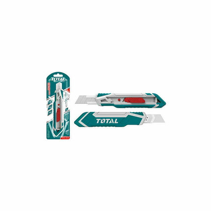 Total THT511816  Snap-Off Blade Knife – 18×100mm Push-Lock Utility Cutter