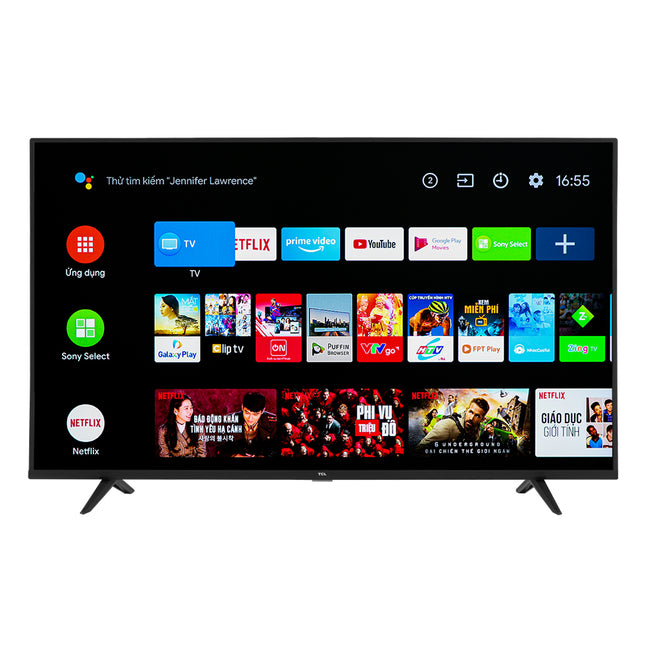 شاشة TCL مقاس 50 انش اندرويد 4K سمارت LED TV