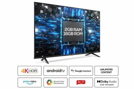 شاشة TCL مقاس 50 انش اندرويد 4K سمارت LED TV