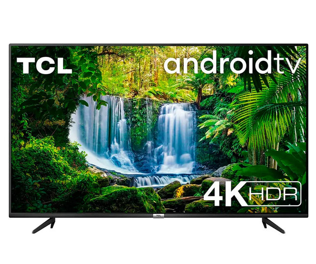 شاشة TCL الذكية 4K UHD بنظام أندرويد مقاس 55 بوصة