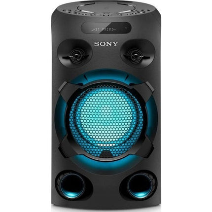 نظام صوت سوني (Sony) عالي القوة MHC-V02 للحفلات مع بلوتوث ومعزز باسات جيت