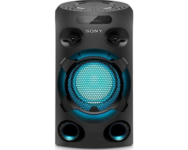 نظام صوت سوني (Sony) عالي القوة MHC-V02 للحفلات مع بلوتوث ومعزز باسات جيت
