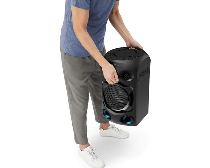 نظام صوت سوني (Sony) عالي القوة MHC-V02 للحفلات مع بلوتوث ومعزز باسات جيت نظام صوت سوني (Sony) عالي القوة MHC-V02 للحفلات مع بلوتوث ومعزز باسات جيت