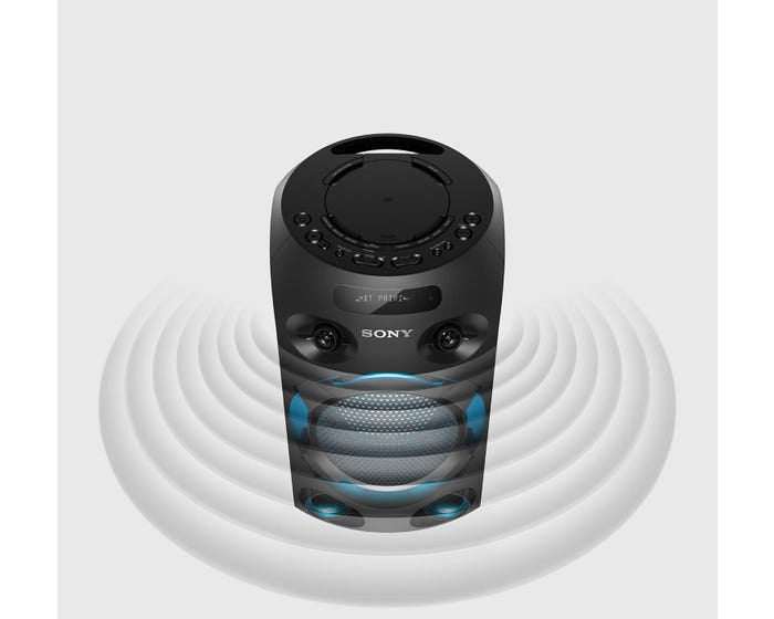 نظام صوت سوني (Sony) عالي القوة MHC-V02 للحفلات مع بلوتوث ومعزز باسات جيت نظام صوت سوني (Sony) عالي القوة MHC-V02 للحفلات مع بلوتوث ومعزز باسات جيت