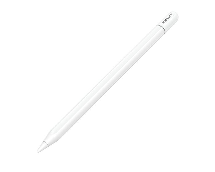 Acefast V3 Universal Capacitive Stylus Pen for iPad, Android & Windows, High Precision Touch Pen with Palm Rejection & Type-C Charging, Professional Drawing Pencil - White