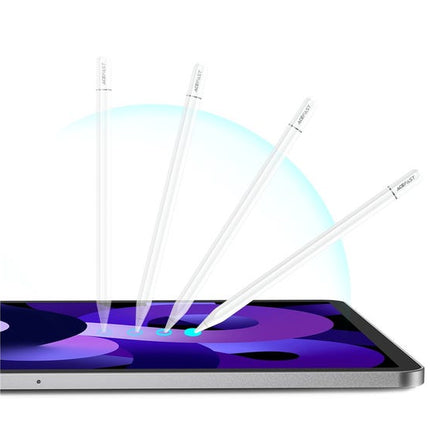 Acefast V3 Universal Capacitive Stylus Pen for iPad, Android & Windows, High Precision Touch Pen with Palm Rejection & Type-C Charging, Professional Drawing Pencil - White