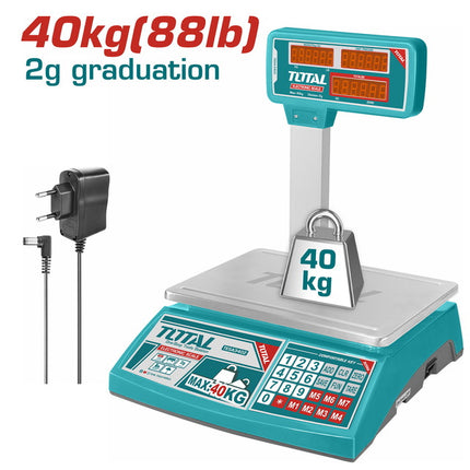 Total TESA3402 Electronic Scale 40kg with Long Neck