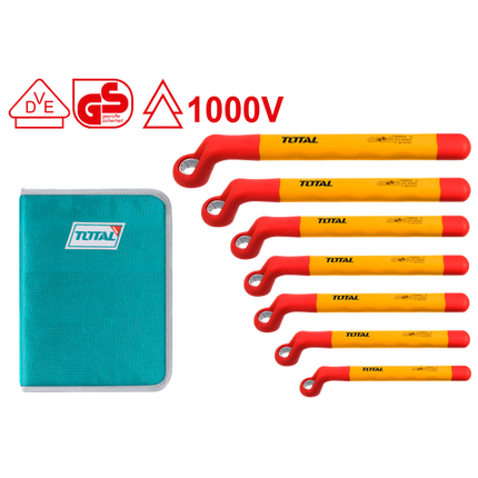 Total THKISPA0702    7pcs Insulated Wrench Set 1000V 8-19mm