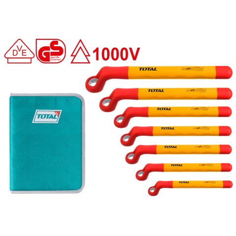 Total THKISPA0702    7pcs Insulated Wrench Set 1000V 8-19mm