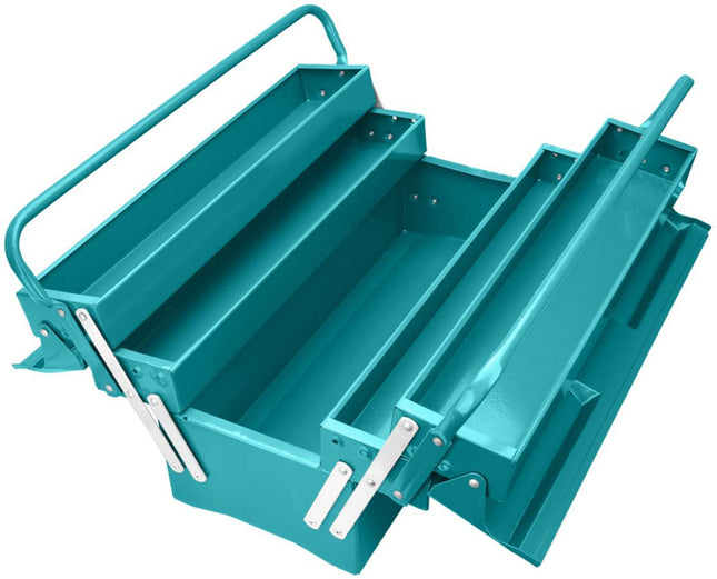 Total THT10701  Metal Tool Box – 3-Layer Heavy-Duty Tool Chest