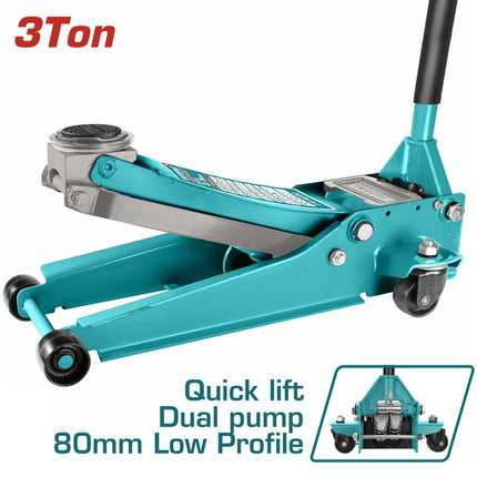 Total THT10834 Hydraulic Floor Jack 3 Ton