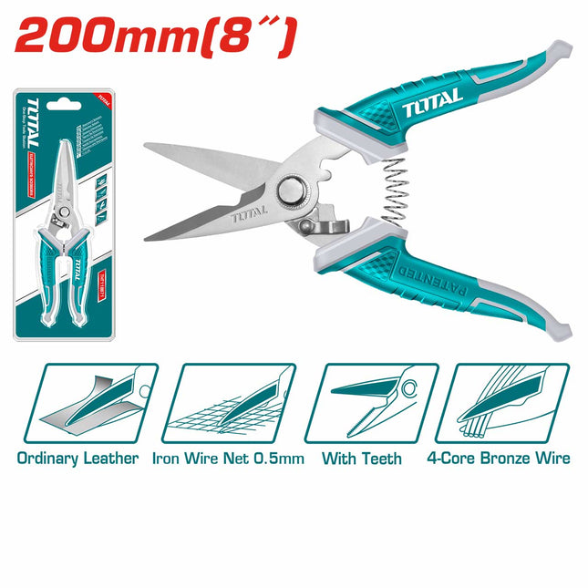 Total THT118871  8-Inch Electrician's Scissors 