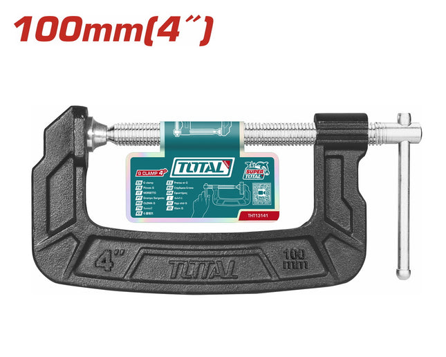 Total THT13141 | 4-Inch G Clamp