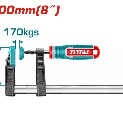 Total THT1320502 | 50×200mm F Clamp for Woodworking