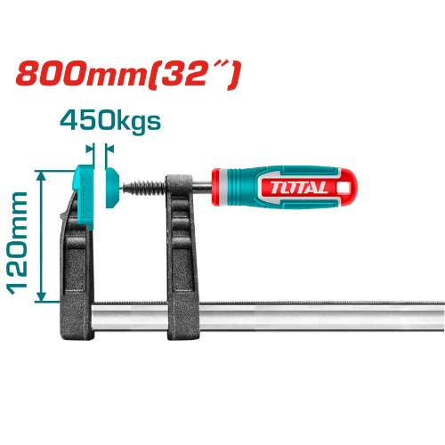 Total THT1321204  F Clamp 120×800mm