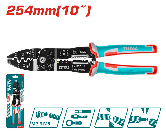 Total THT15101 Wire Stripper & Terminal Crimper 10