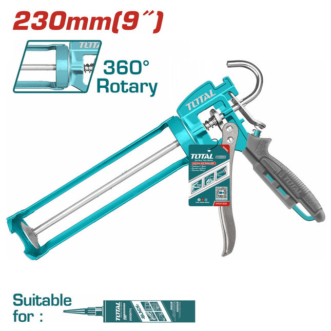 Total THT21509   360-Degree Rotating Caulking Gun