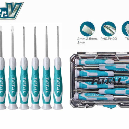 Total THT250726 | 7PCS Precision Screwdriver Set
