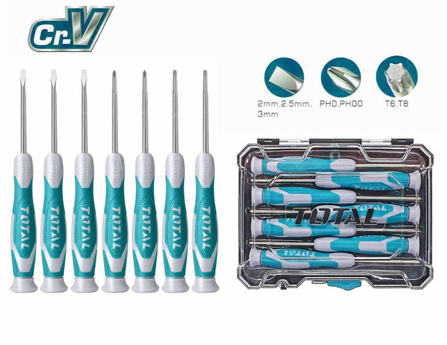 Total THT250726 | 7PCS Precision Screwdriver Set