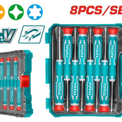 Total THT250826  8PCS Precision Screwdriver Set