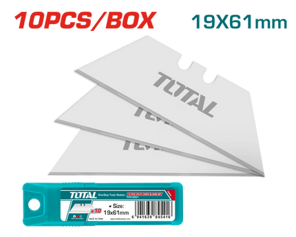 Total THT519001 Utility Knife Blades – 10 Pieces – High-Quality