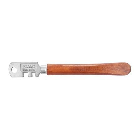 Total THT561301 340mm Glass Cutter with Wooden Handle 