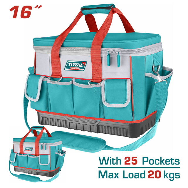 Total THT561625  Tool Bag 16-Inch with 25 Pockets