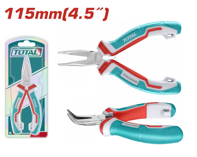 Total THTMN456 |  4.5-Inch Bent Nose Mini Pliers