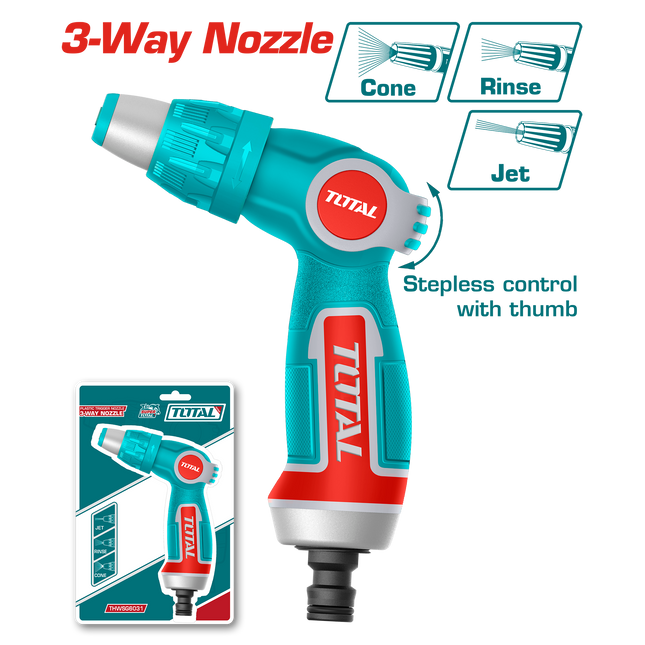 Total THWSG6031 | 3-Pattern Agricultural Water Spray Nozzle