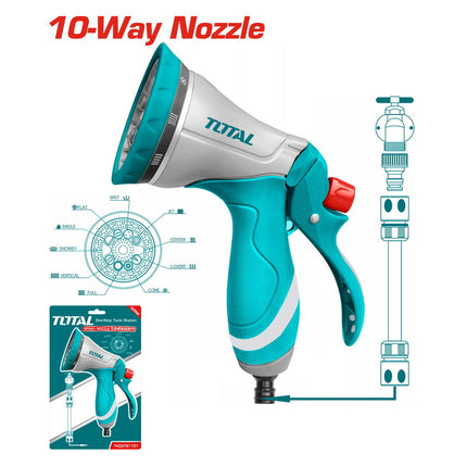 Total THZATN1101 Metal Trigger Garden Nozzle