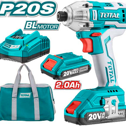 Total TIRLI2002 20V Brushless Cordless Impact Driver 